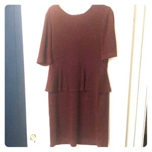 Peplum dress great from holidays or work